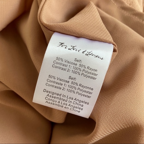 FOR LOVE & LEMONS Pleated Ruffle Mini Dress - Picture 7 of 7